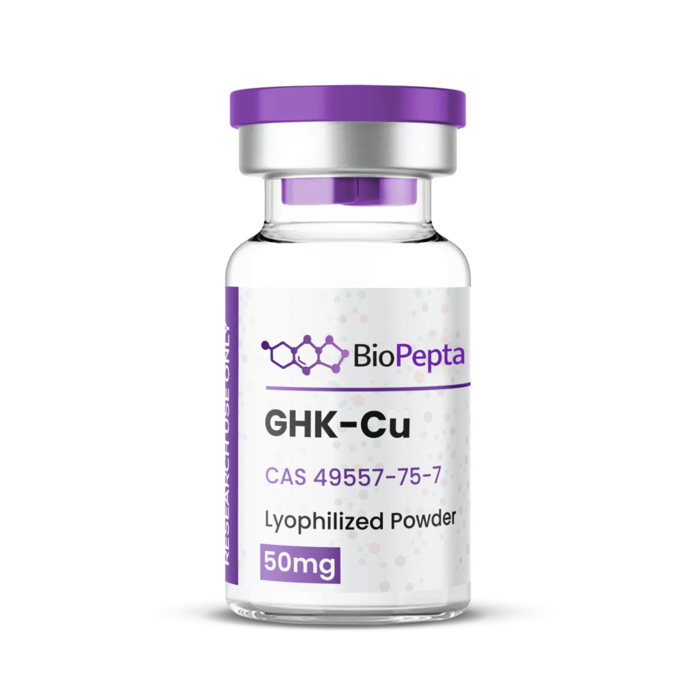 ghk-cu peptyd miedziowy fiolka laboratoryjna