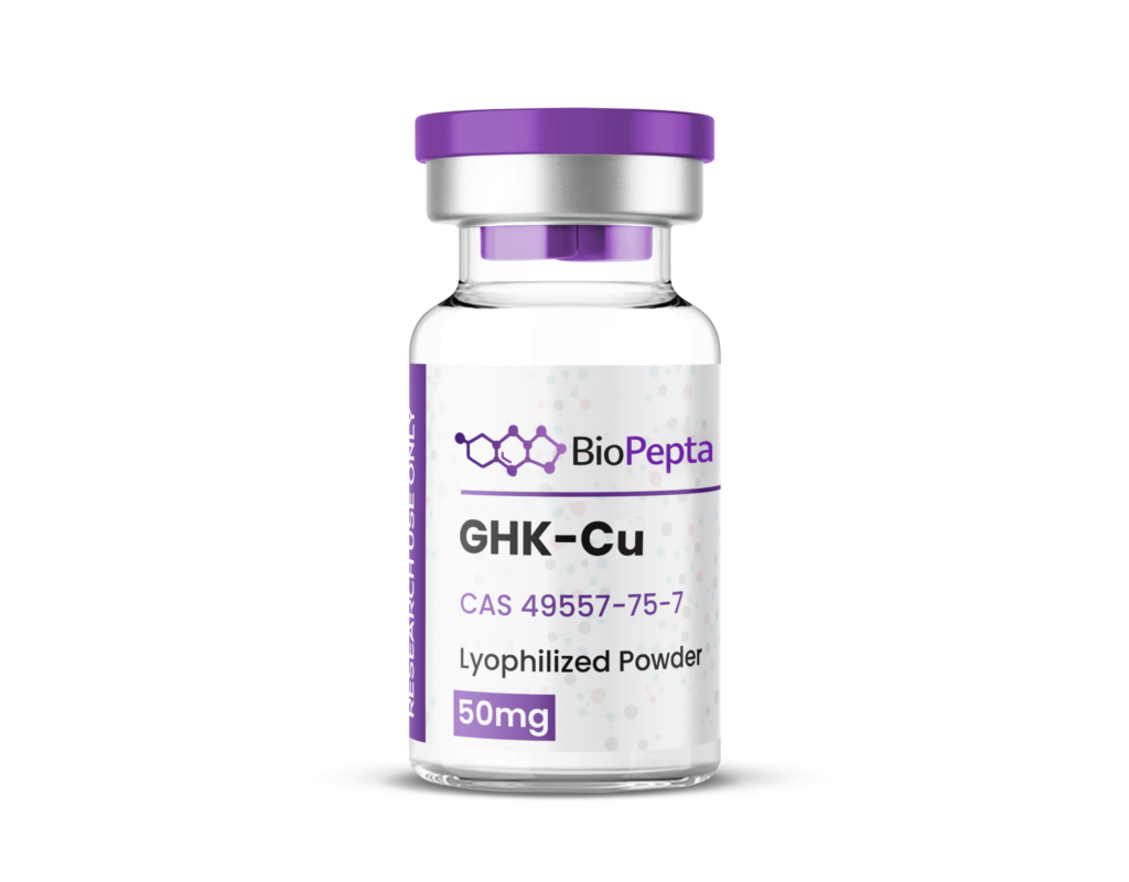 ghk-cu peptyd miedziowy fiolka laboratoryjna